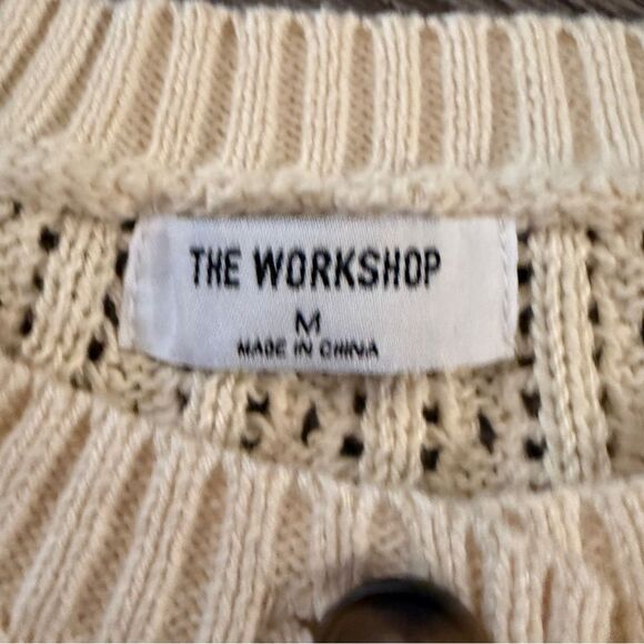 The Workshop Cream Sweater Vest - Picture 2 of 6